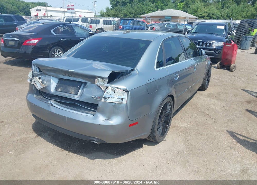 2005 AUDI A4 2.0T VIN: WAUDF78E75A540694