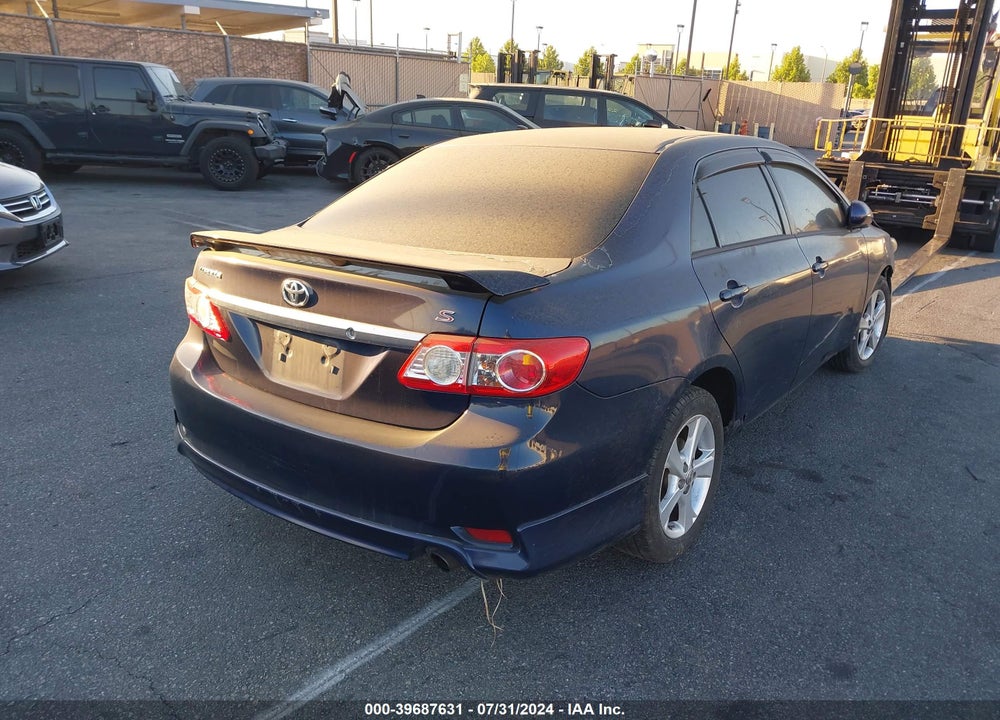 2013 TOYOTA COROLLA S VIN: 5YFBU4EE1DP122547
