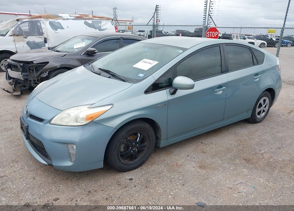 2013 TOYOTA PRIUS THREE VIN: JTDKN3DUXD1676139