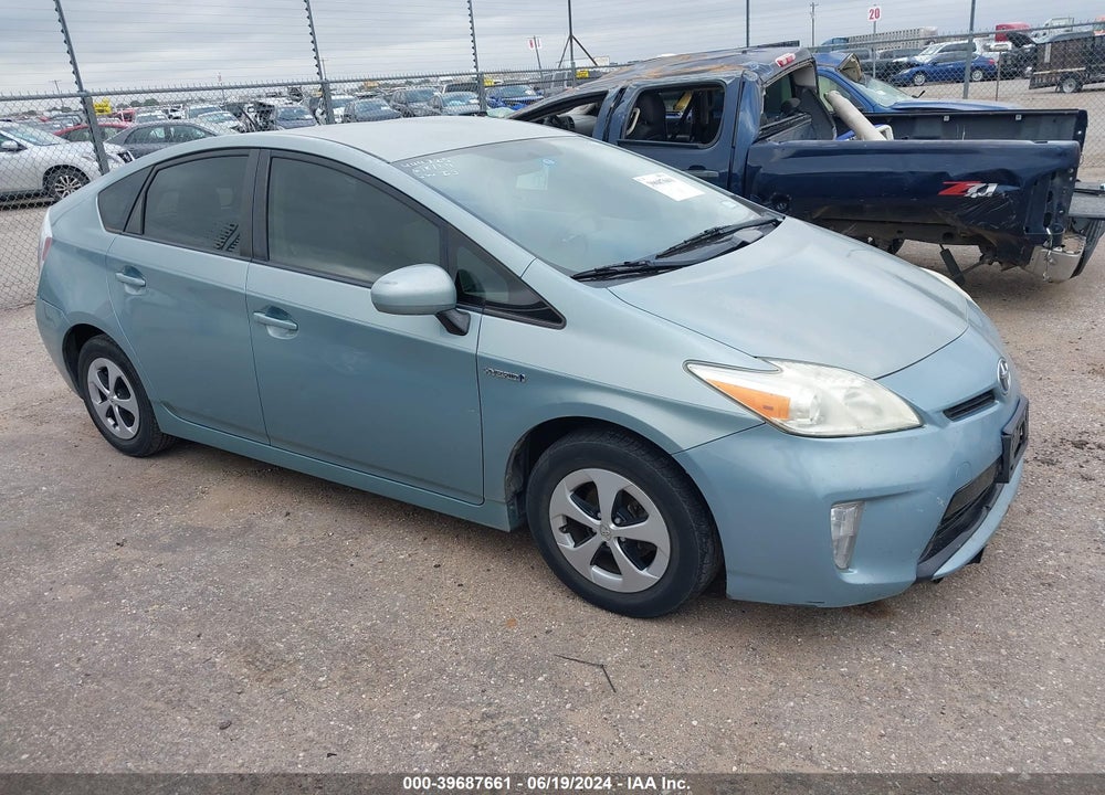 2013 TOYOTA PRIUS THREE VIN: JTDKN3DUXD1676139