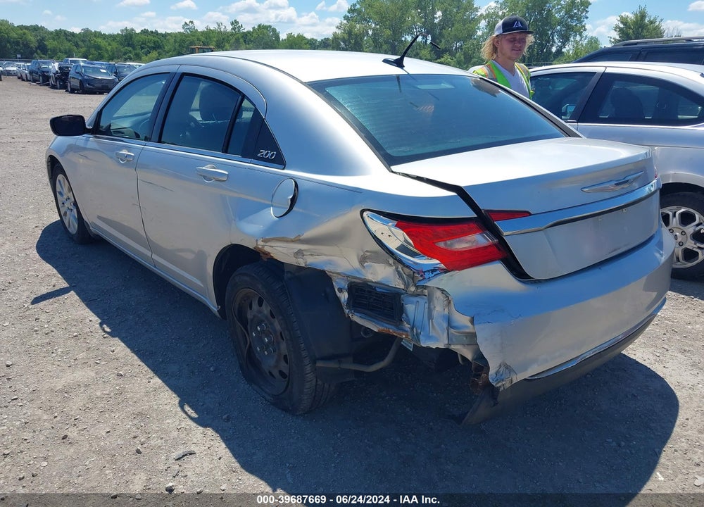 2012 CHRYSLER 200 LX VIN: 1C3CCBABXCN236067