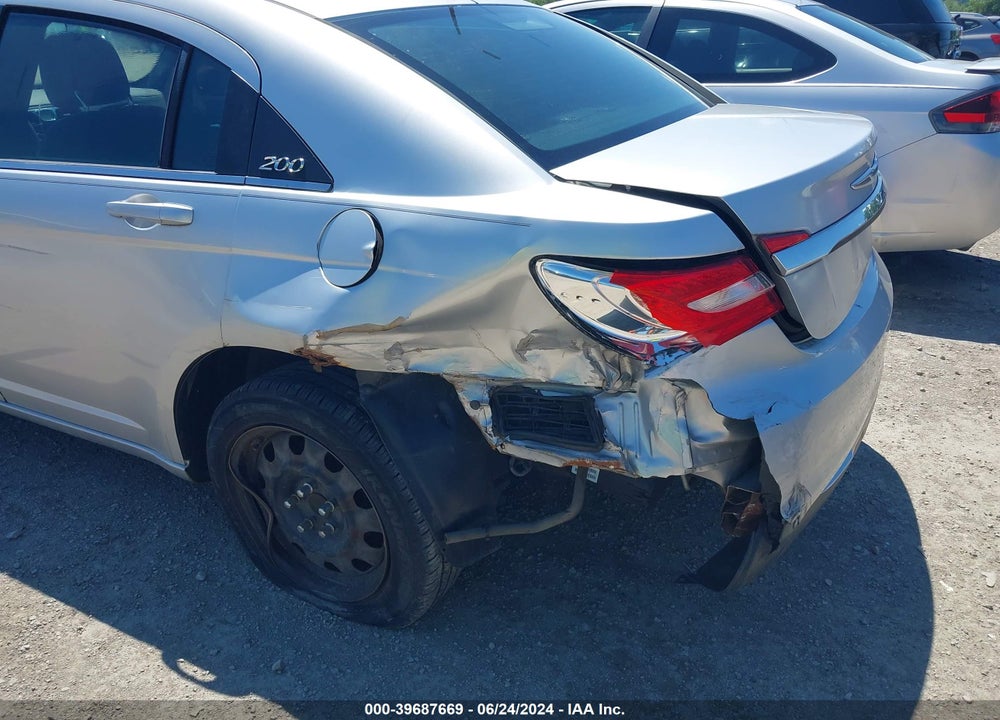 2012 CHRYSLER 200 LX VIN: 1C3CCBABXCN236067