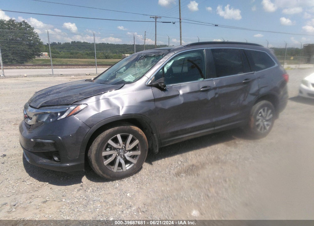 2021 HONDA PILOT AWD EX-L VIN: 5FNYF6H59MB060404
