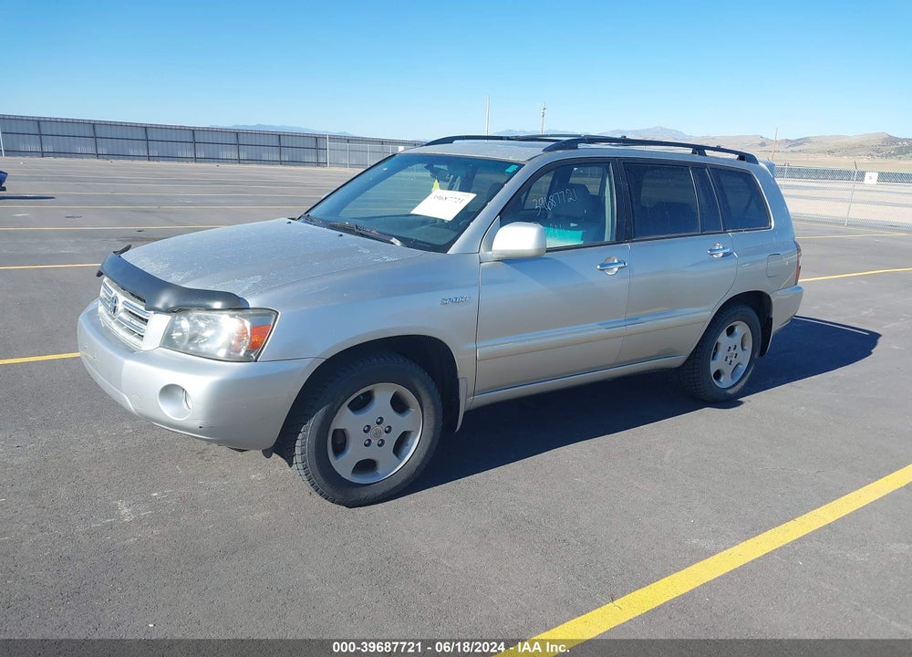 2006 TOYOTA HIGHLANDER SPORT V6 VIN: JTEEP21A860176254