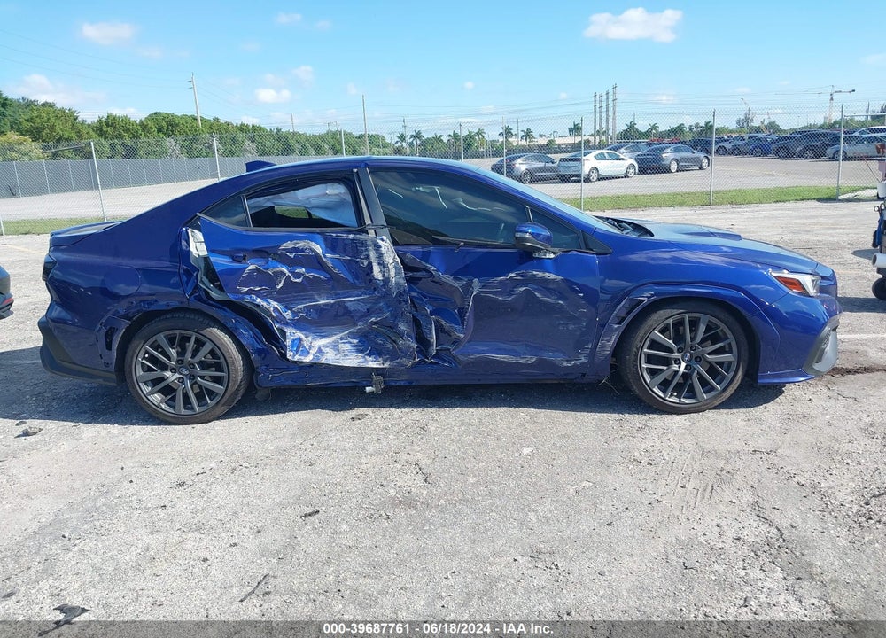 2022 SUBARU WRX GT VIN: JF1VBAU61N8024536