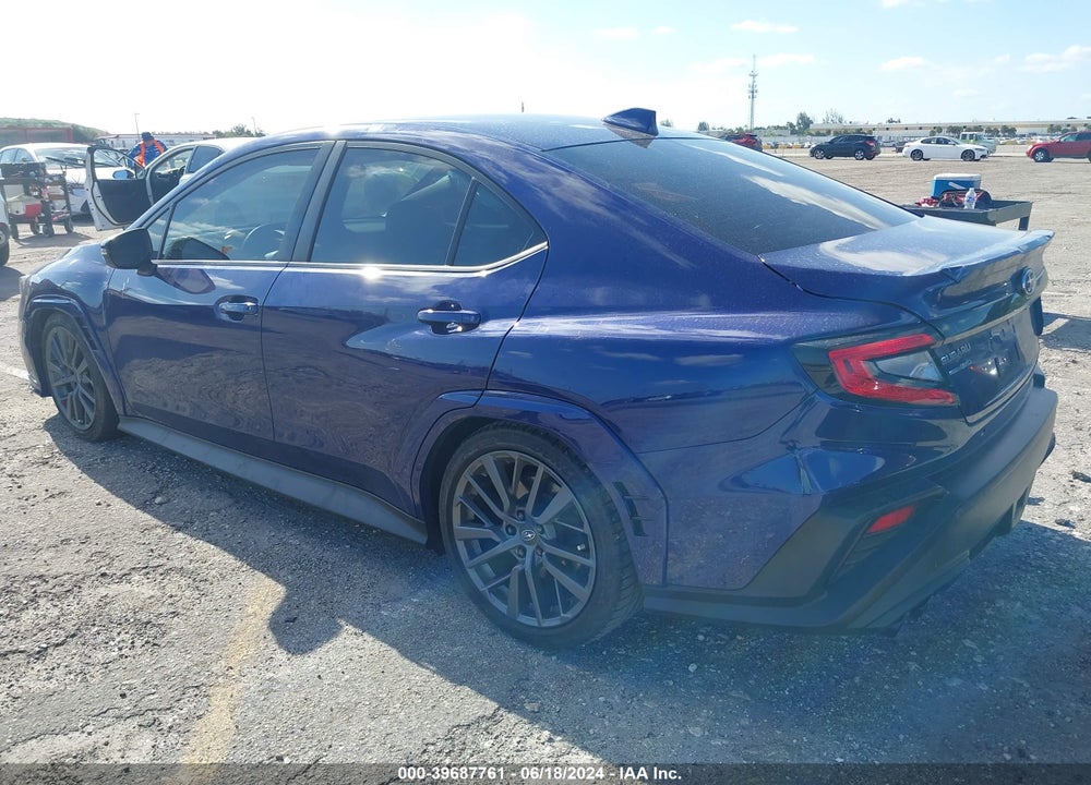 2022 SUBARU WRX GT VIN: JF1VBAU61N8024536