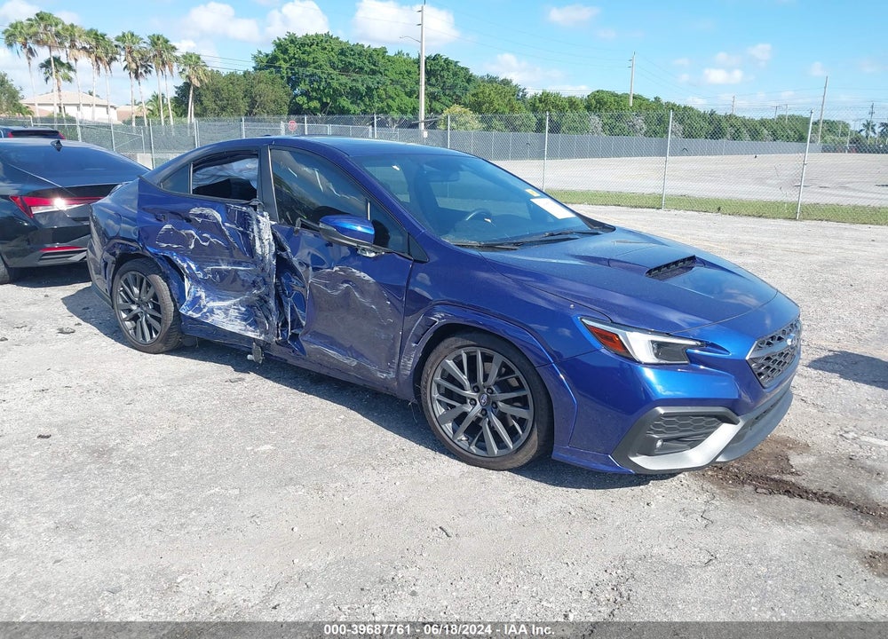 2022 SUBARU WRX GT VIN: JF1VBAU61N8024536