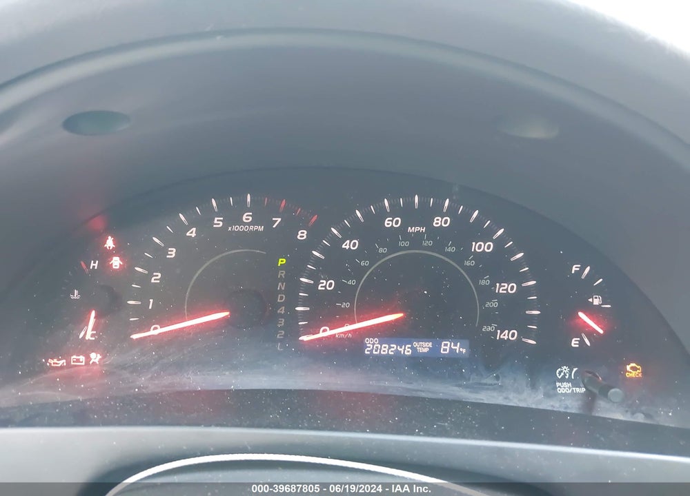 2007 TOYOTA CAMRY LE VIN: JTNBE46KX73063671