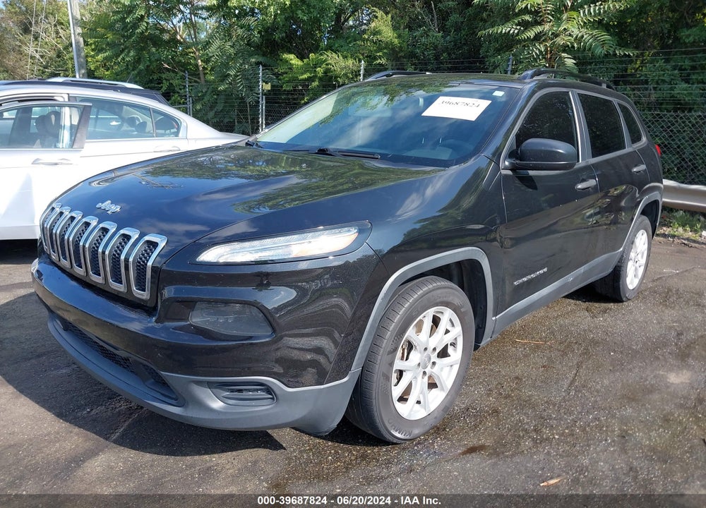 2016 JEEP CHEROKEE SPORT VIN: 1C4PJLASXGW208505