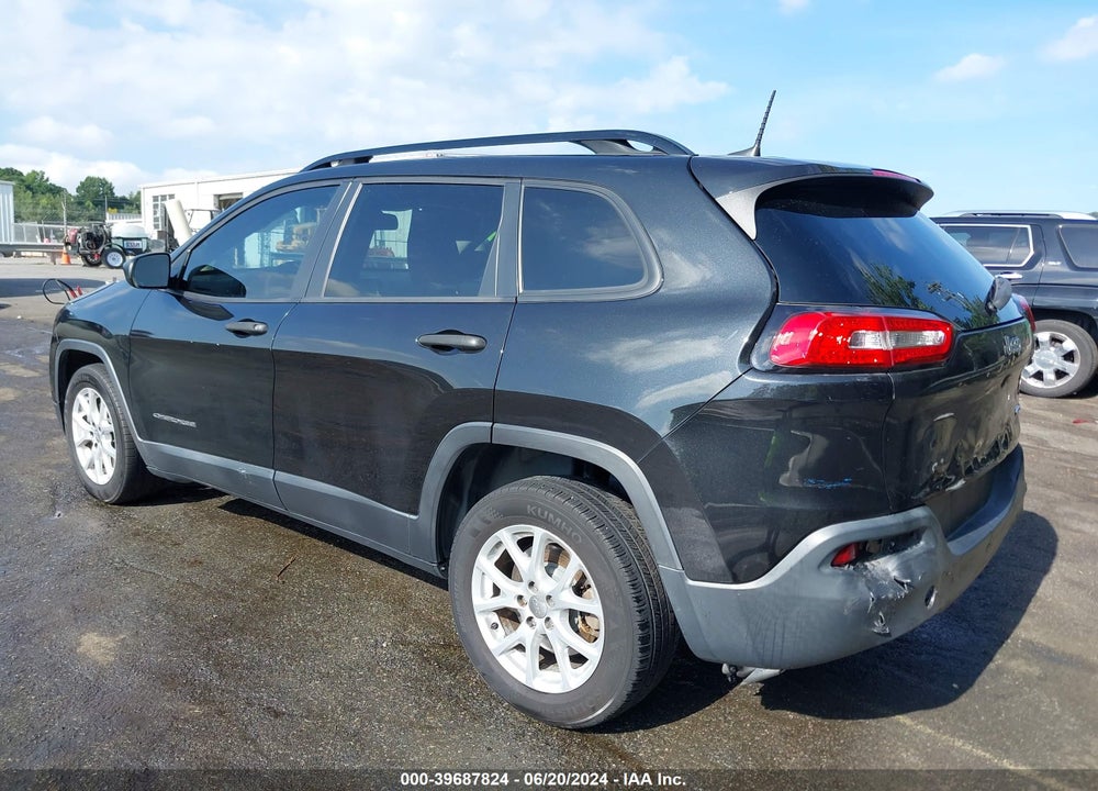 2016 JEEP CHEROKEE SPORT VIN: 1C4PJLASXGW208505