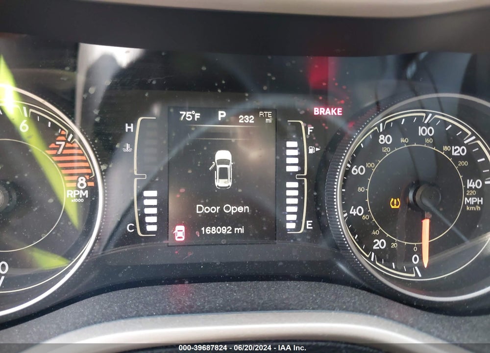 2016 JEEP CHEROKEE SPORT VIN: 1C4PJLASXGW208505