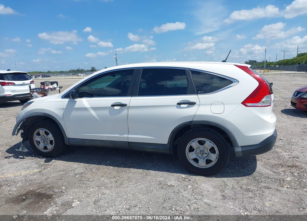 2012 HONDA CR-V LX VIN: 5J6RM3H34CL026304