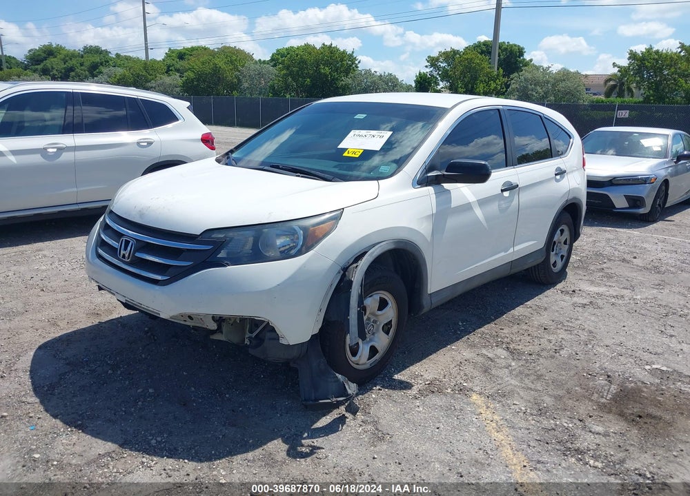 2012 HONDA CR-V LX VIN: 5J6RM3H34CL026304