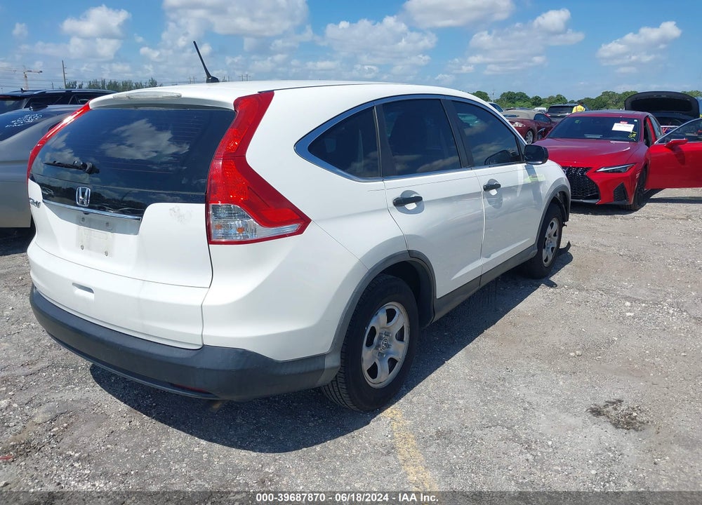 2012 HONDA CR-V LX VIN: 5J6RM3H34CL026304