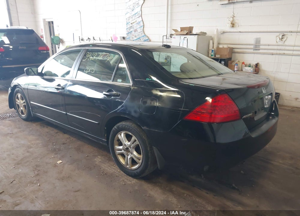 2007 HONDA ACCORD 2.4 EX VIN: 1HGCM56827A130444