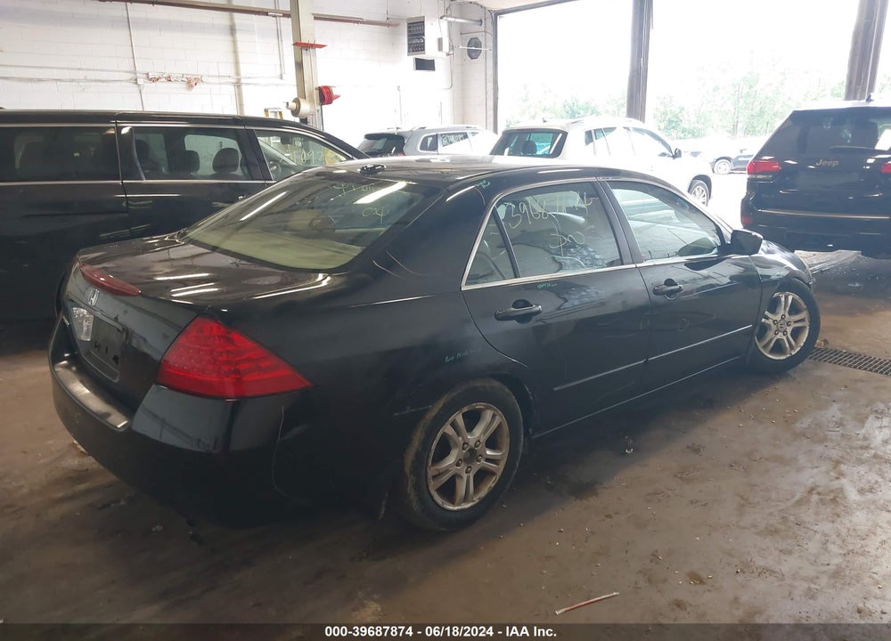 2007 HONDA ACCORD 2.4 EX VIN: 1HGCM56827A130444