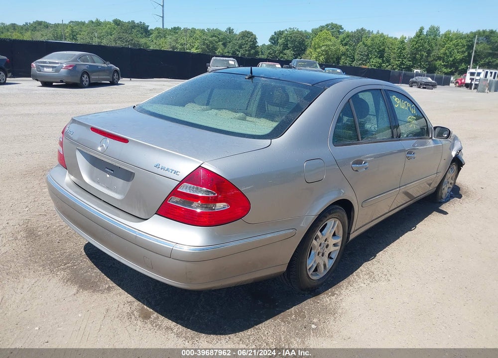 2004 MERCEDES-BENZ E 320 4MATIC VIN: WDBUF82J94X112652