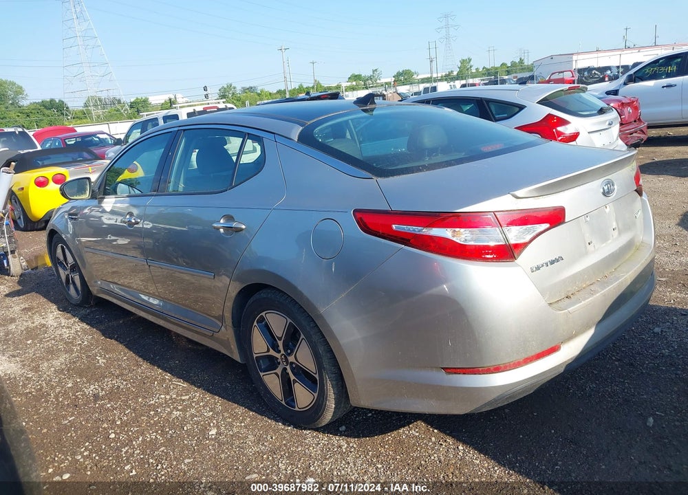 2012 KIA OPTIMA HYBRID EX VIN: KNAGM4AD5C5015299