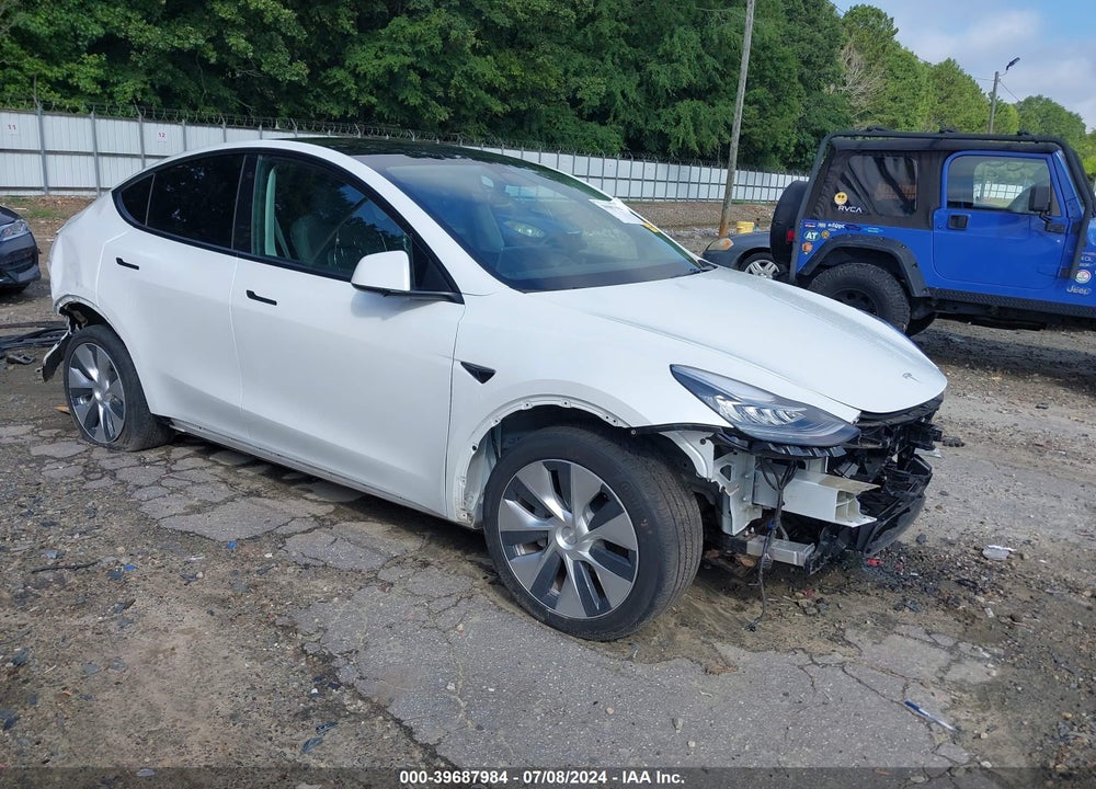 2021 TESLA MODEL Y LONG RANGE DUAL MOTOR ALL-WHEEL DRIVE VIN: 5YJYGDEE3MF262628
