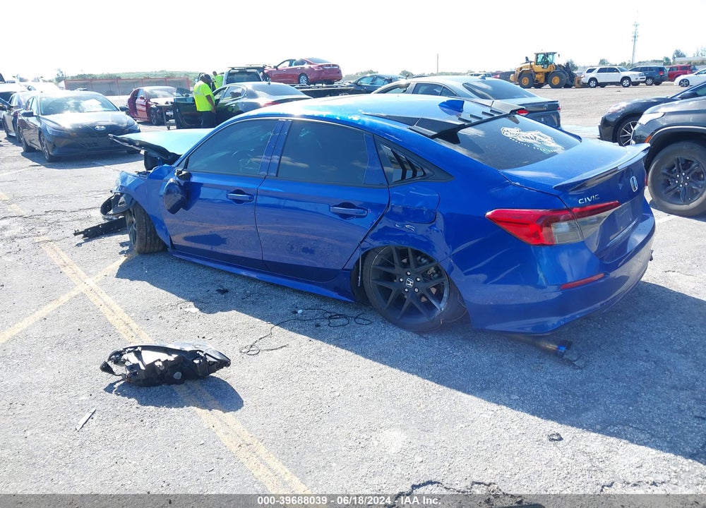 2023 HONDA CIVIC SI SEDAN VIN: 2HGFE1E53PH473369