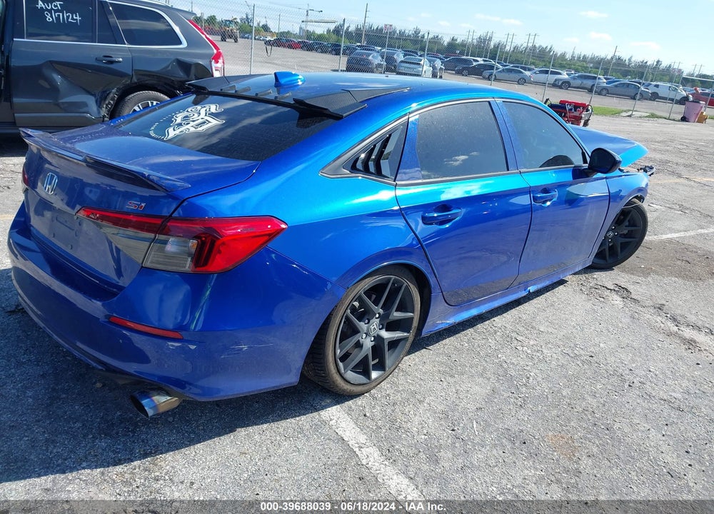 2023 HONDA CIVIC SI SEDAN VIN: 2HGFE1E53PH473369