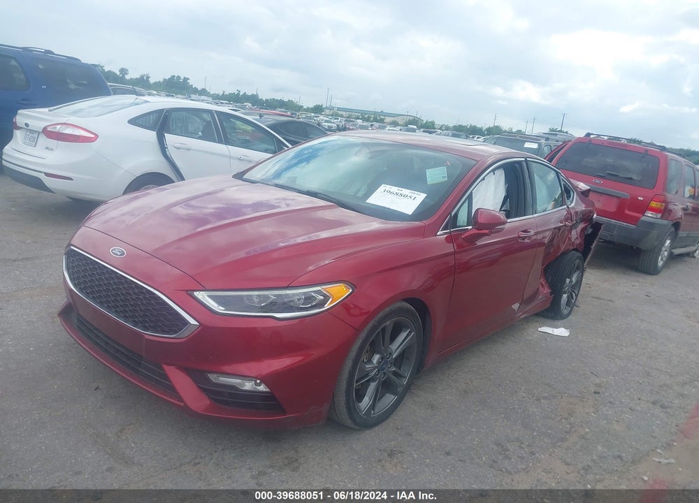 2017 FORD FUSION SPORT VIN: 3FA6P0VP4HR189801