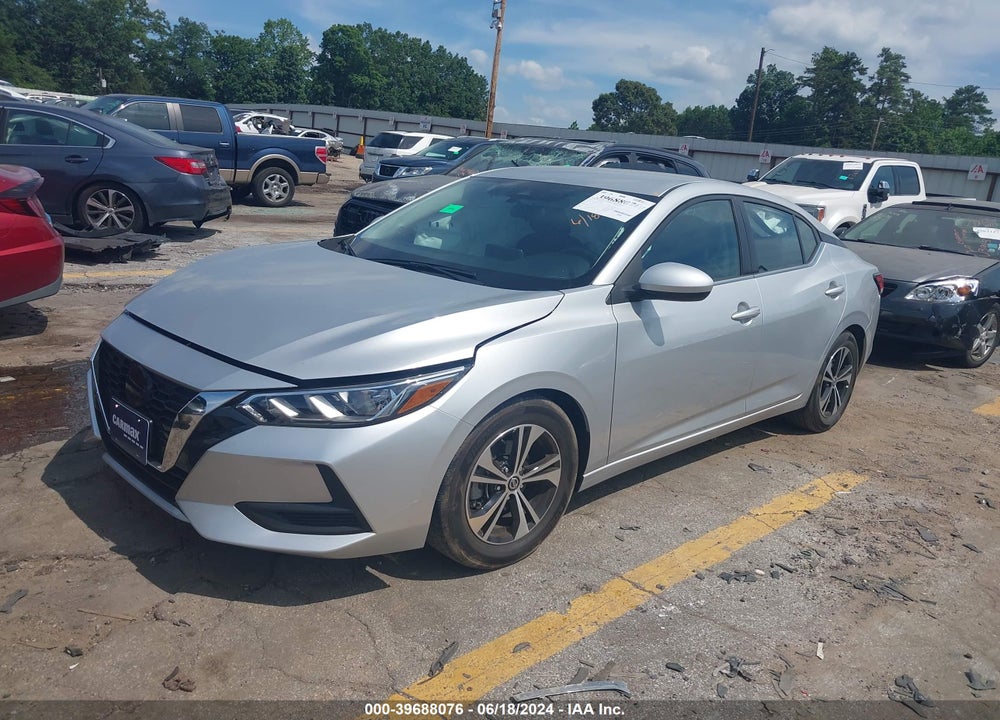 2022 NISSAN SENTRA SV XTRONIC CVT VIN: 3N1AB8CV5NY242660