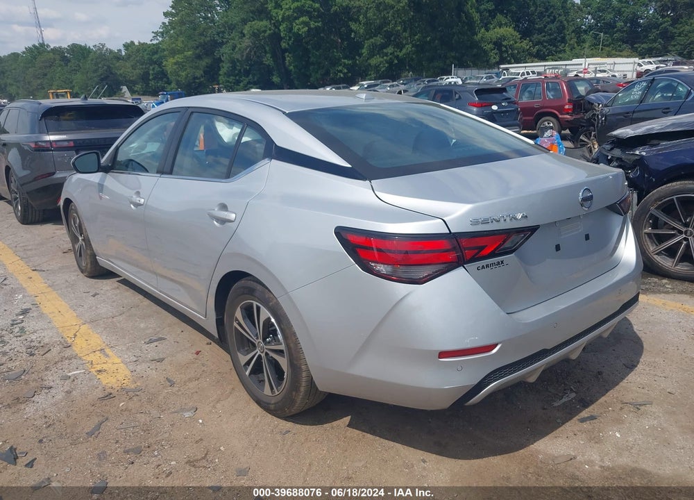 2022 NISSAN SENTRA SV XTRONIC CVT VIN: 3N1AB8CV5NY242660
