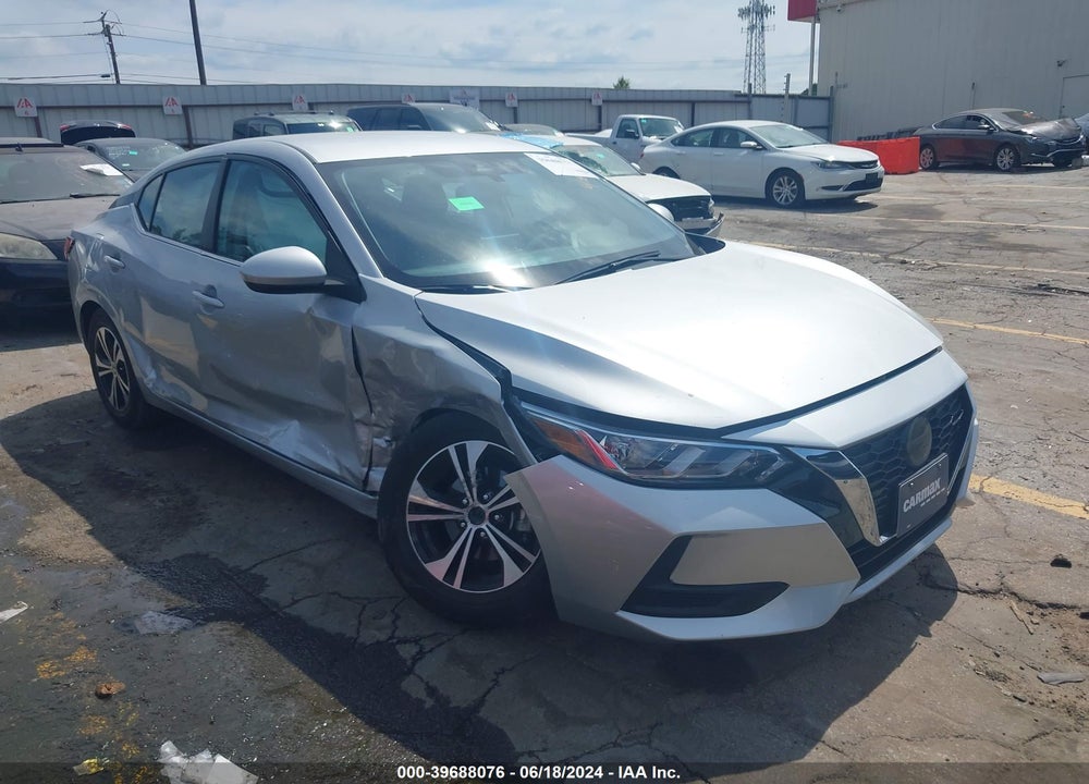 2022 NISSAN SENTRA SV XTRONIC CVT VIN: 3N1AB8CV5NY242660