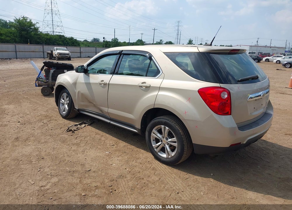 2011 CHEVROLET EQUINOX LS VIN: 2GNALBEC5B1305373
