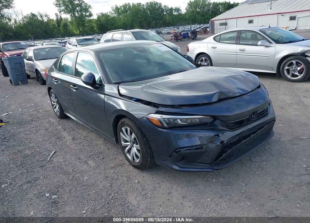 2022 HONDA CIVIC LX VIN: 2HGFE2F22NH545704