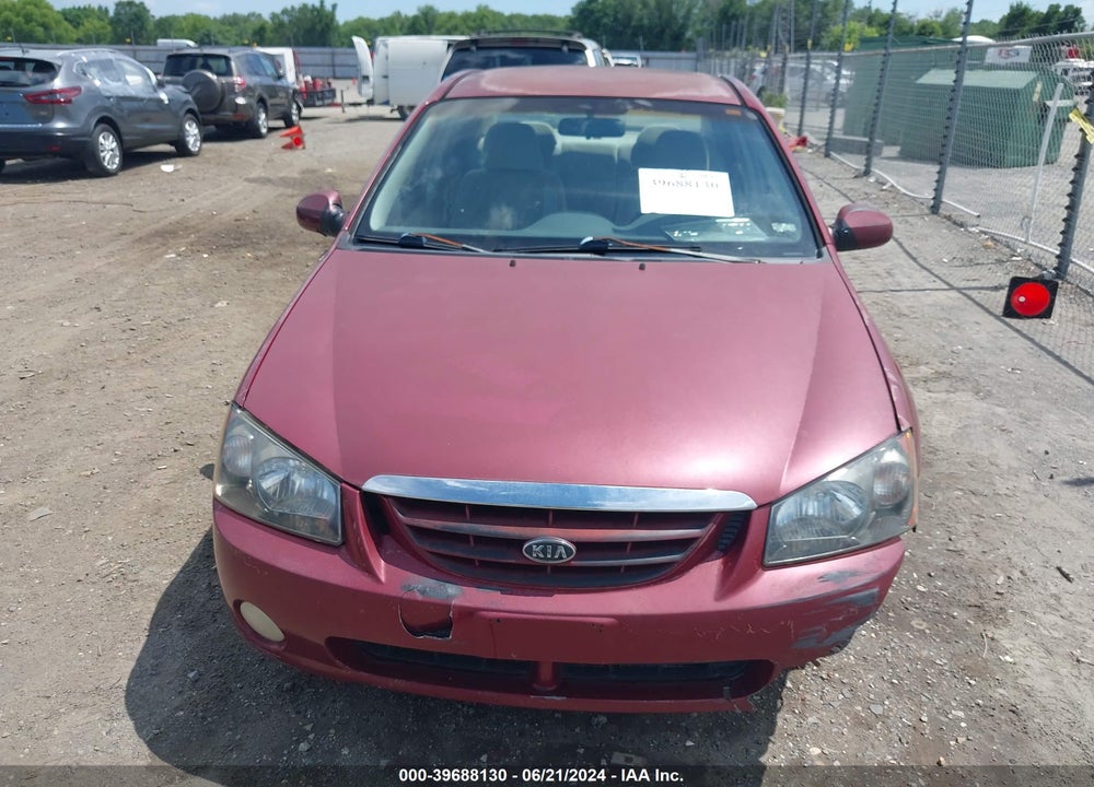 2005 KIA SPECTRA EX/LX/SX VIN: KNAFE121355098813