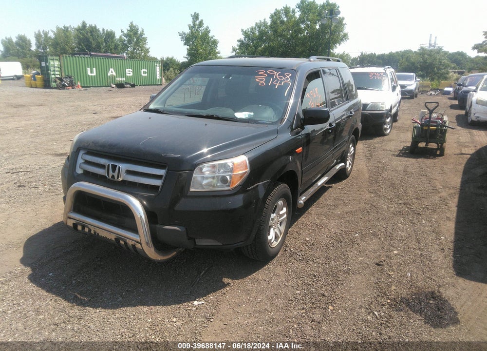 2008 HONDA PILOT VP VIN: 5FNYF18248B036574