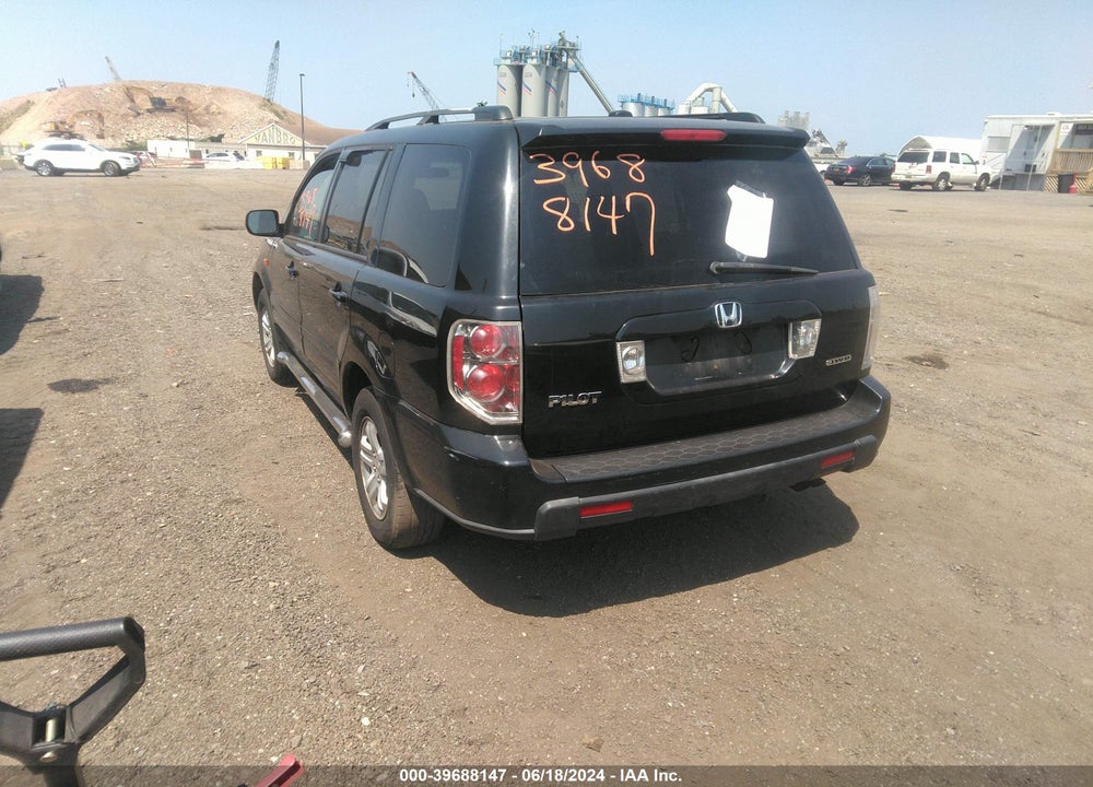 2008 HONDA PILOT VP VIN: 5FNYF18248B036574
