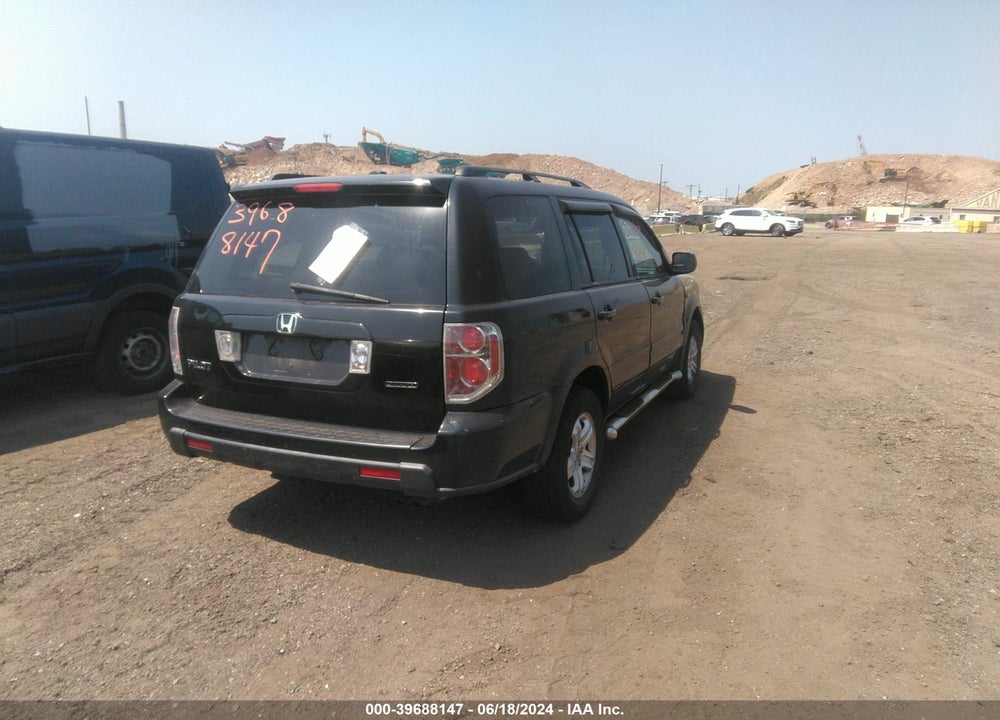 2008 HONDA PILOT VP VIN: 5FNYF18248B036574