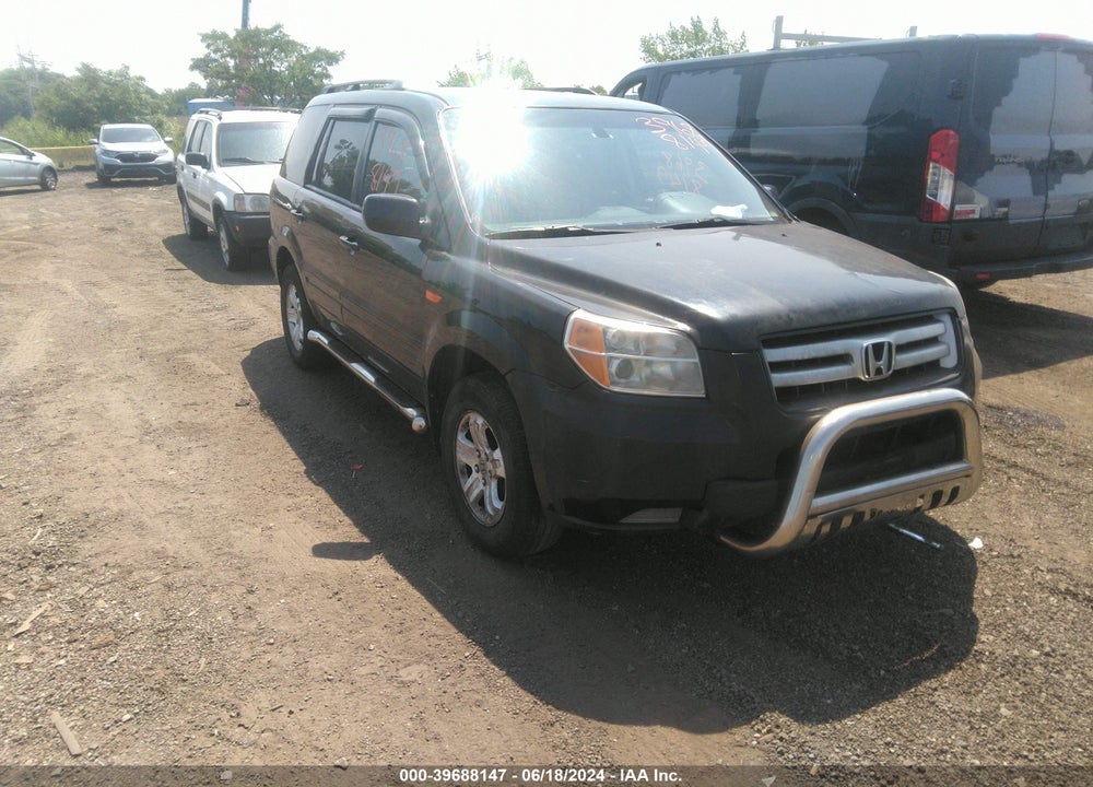 2008 HONDA PILOT VP VIN: 5FNYF18248B036574