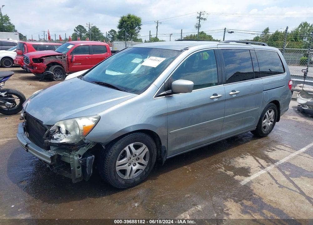 2007 HONDA ODYSSEY EX VIN: 5FNRL38487B015199