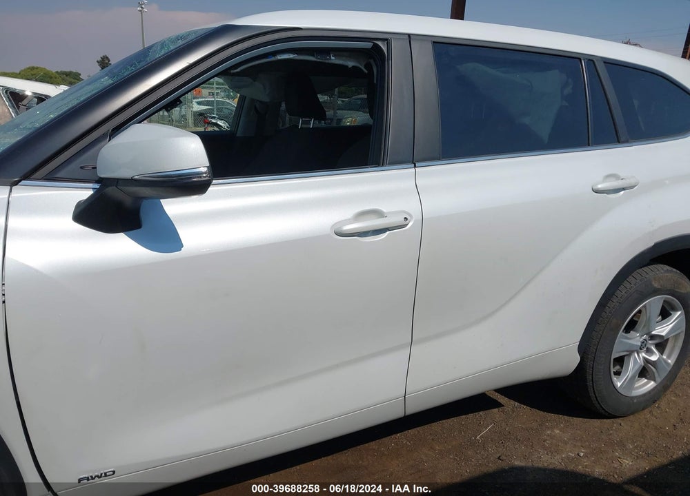 2023 TOYOTA HIGHLANDER HYBRID LE VIN: 5TDBBRCH6PS565837