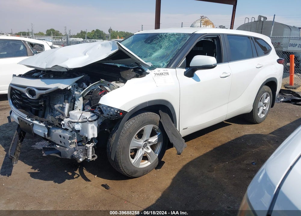 2023 TOYOTA HIGHLANDER HYBRID LE VIN: 5TDBBRCH6PS565837