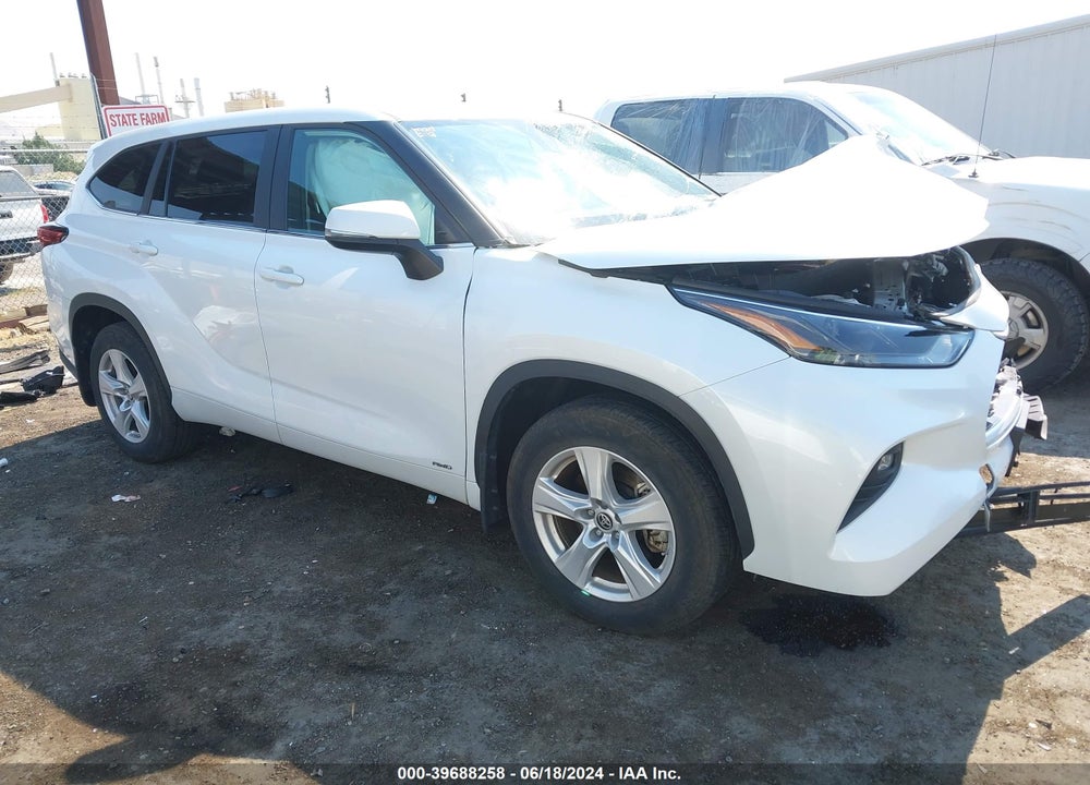 2023 TOYOTA HIGHLANDER HYBRID LE VIN: 5TDBBRCH6PS565837
