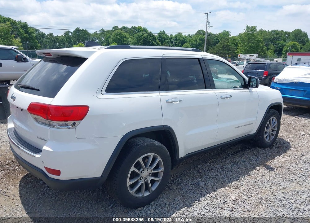 2016 JEEP GRAND CHEROKEE LIMITED VIN: 1C4RJFBG4GC479064