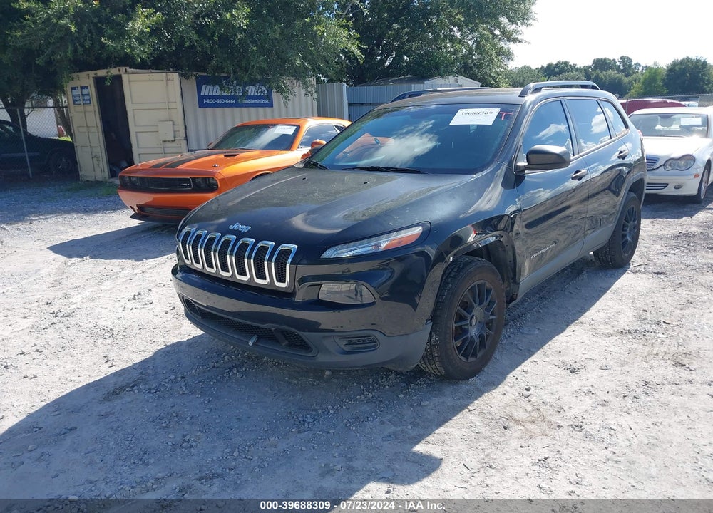 2016 JEEP CHEROKEE SPORT VIN: 1C4PJMAB3GW156592