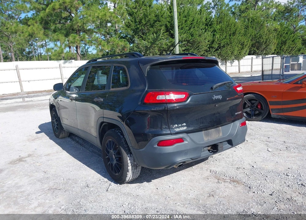 2016 JEEP CHEROKEE SPORT VIN: 1C4PJMAB3GW156592