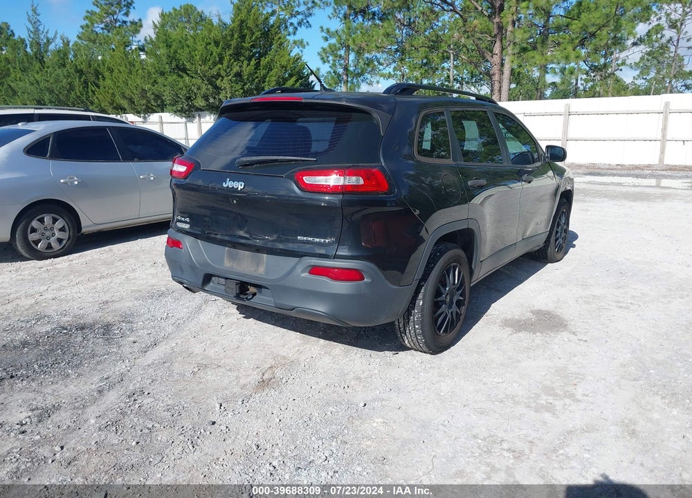 2016 JEEP CHEROKEE SPORT VIN: 1C4PJMAB3GW156592