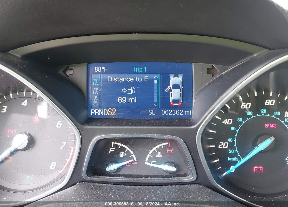 2014 FORD ESCAPE S VIN: 1FMCU0F70EUC08932