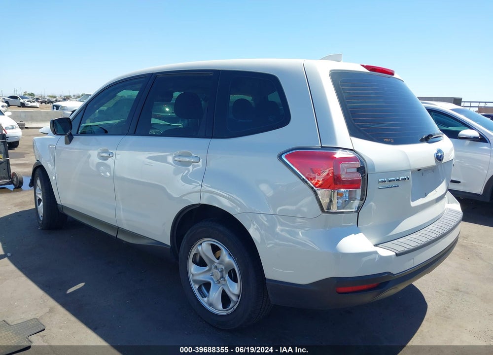 2018 SUBARU FORESTER 2.5I VIN: JF2SJAAC9JH480418