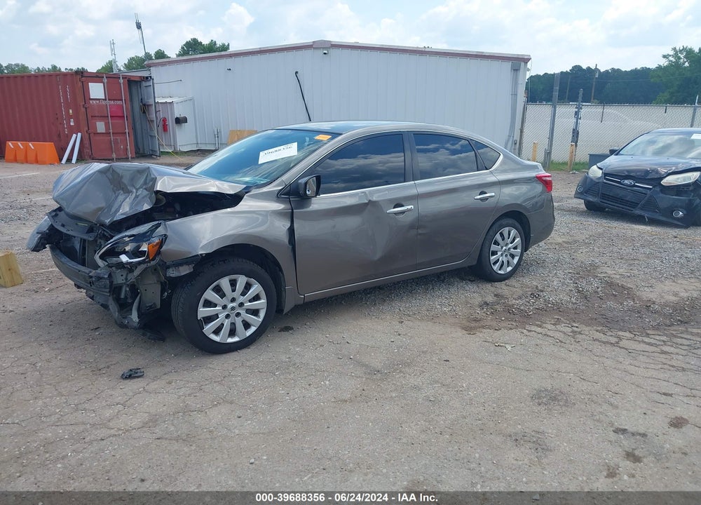 2017 NISSAN SENTRA SV VIN: 3N1AB7AP8HL644768