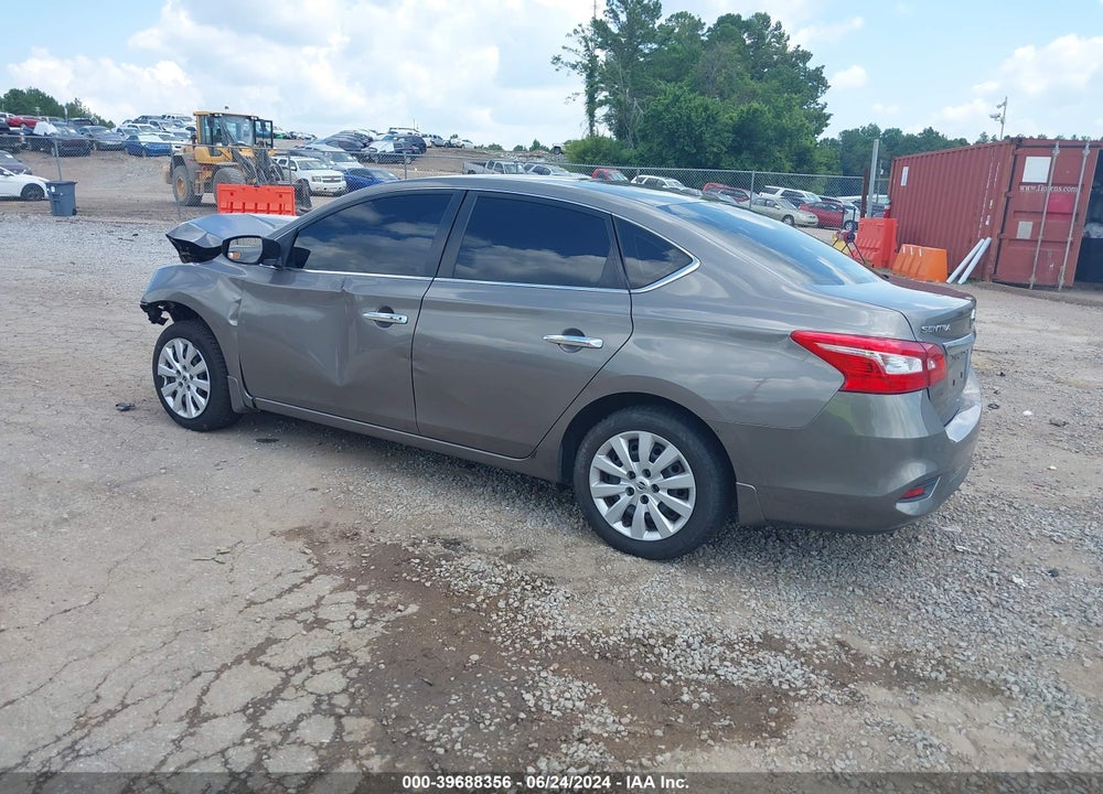2017 NISSAN SENTRA SV VIN: 3N1AB7AP8HL644768