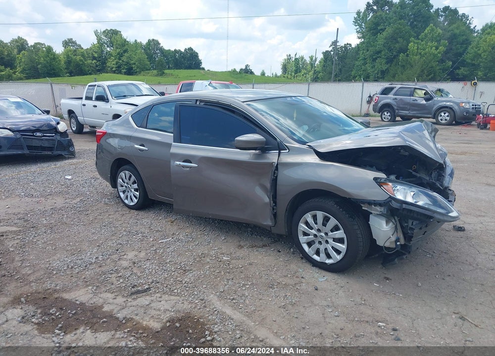 2017 NISSAN SENTRA SV VIN: 3N1AB7AP8HL644768
