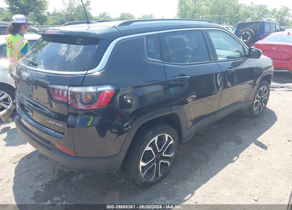 2022 JEEP COMPASS LIMITED 4X4 VIN: 3C4NJDCB2NT108136